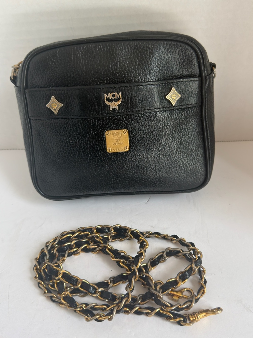 Crossbody Bag with Chain Strap